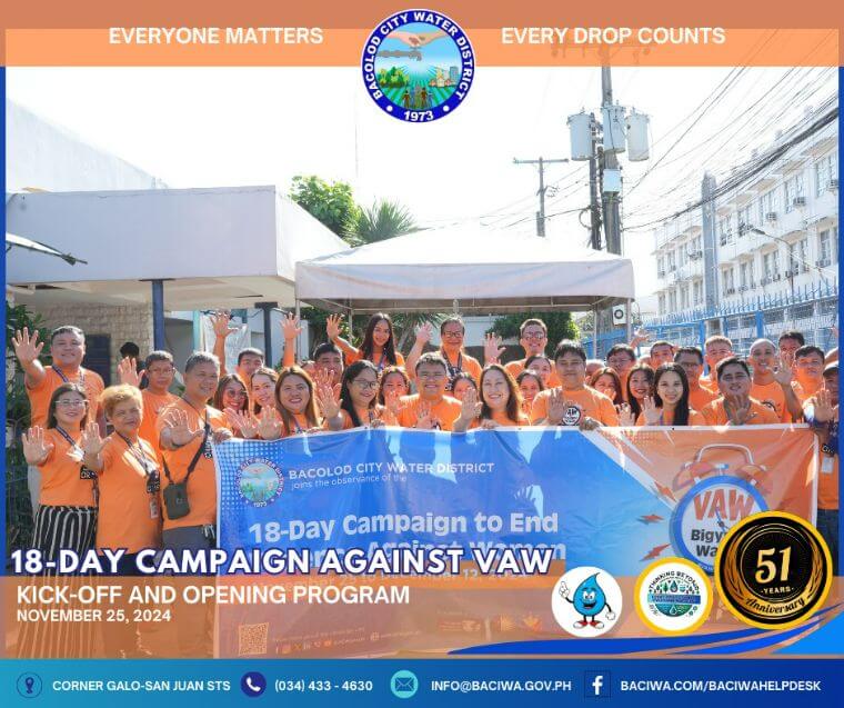 BACIWA Officially Kicks Off the 18-Day Campaign to End Violence Against Women (VAW)