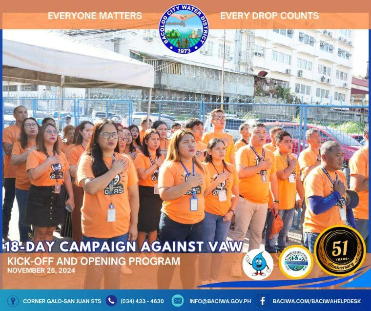 BACIWA Officially Kicks Off the 18-Day Campaign to End Violence Against Women (VAW)