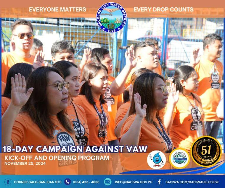 BACIWA Officially Kicks Off the 18-Day Campaign to End Violence Against Women (VAW)