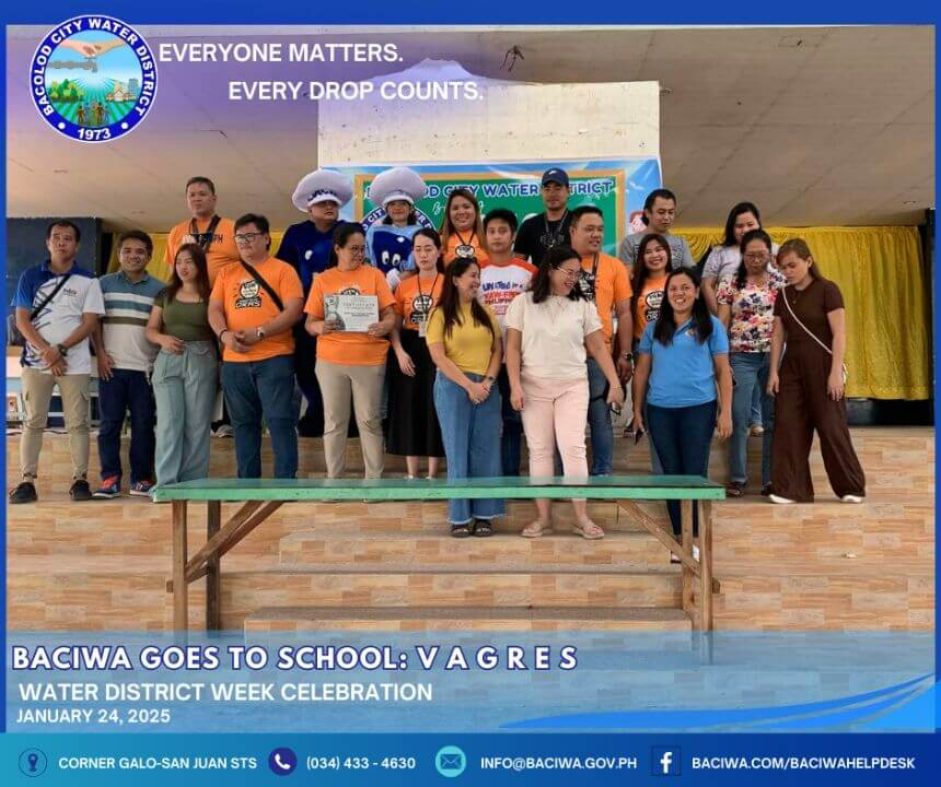 BACIWA Goes to School Program: A Special CSR Activity for Water District Week!