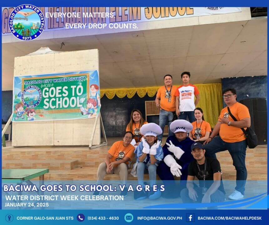 BACIWA Goes to School Program: A Special CSR Activity for Water District Week!