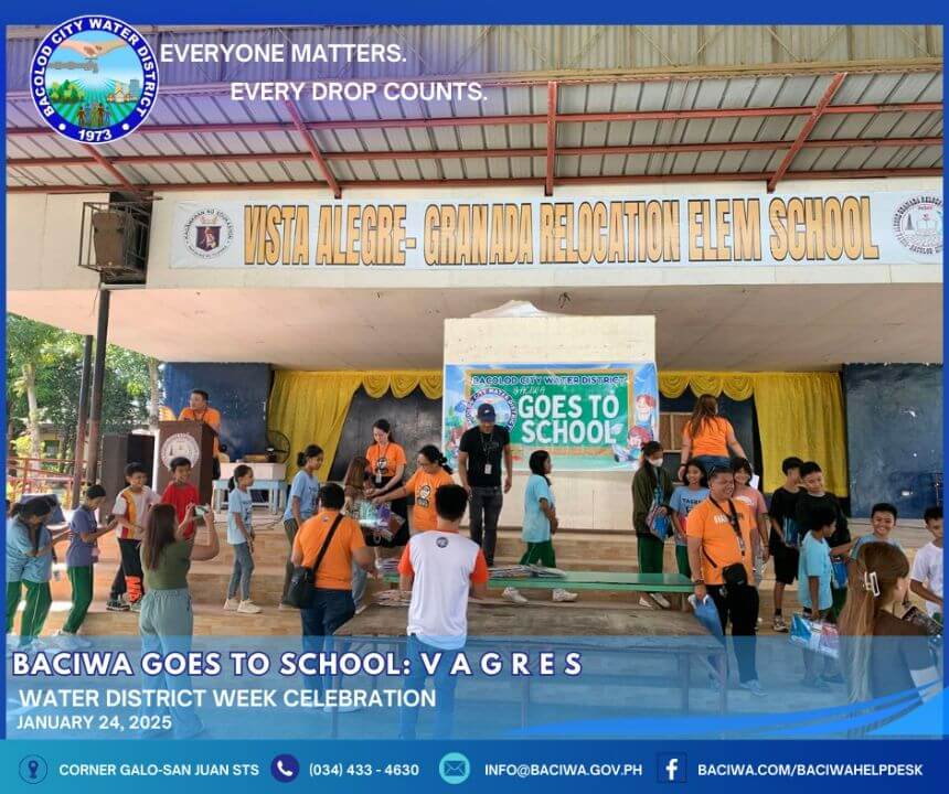 BACIWA Goes to School Program: A Special CSR Activity for Water District Week!