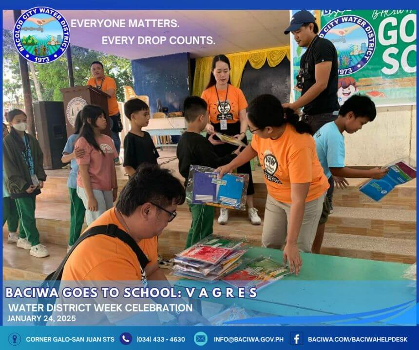 BACIWA Goes to School Program: A Special CSR Activity for Water District Week!