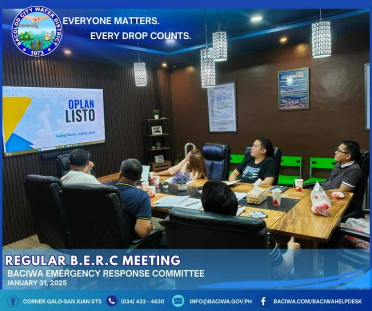 BACIWA Emergency Response Committee Meeting.