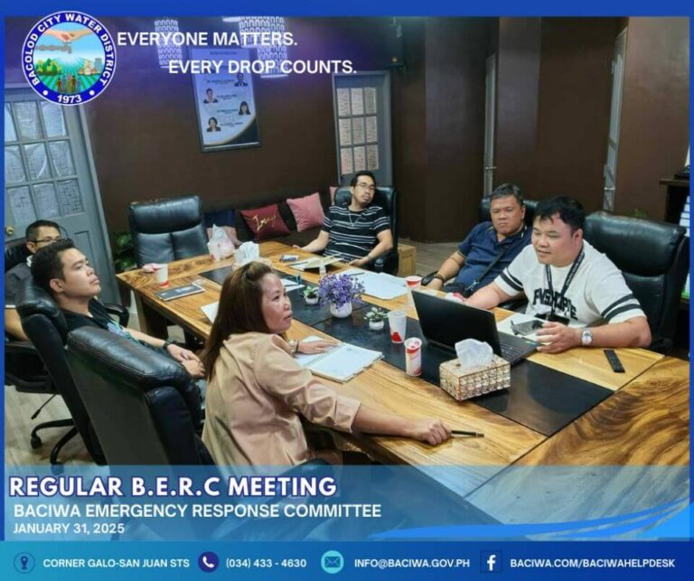 BACIWA Emergency Response Committee Meeting.