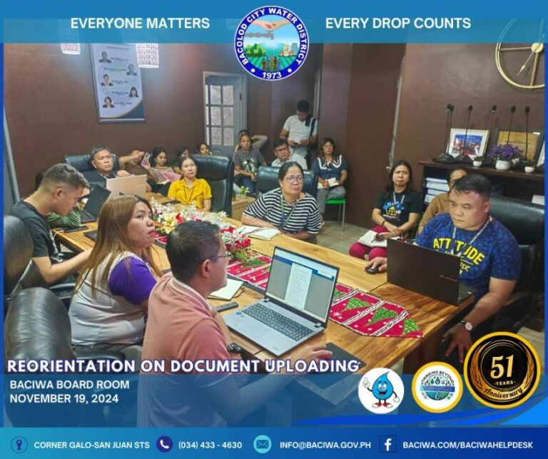 Strengthening Compliance Through Knowledge: BACIWA Reorientation Session on Document Uploading