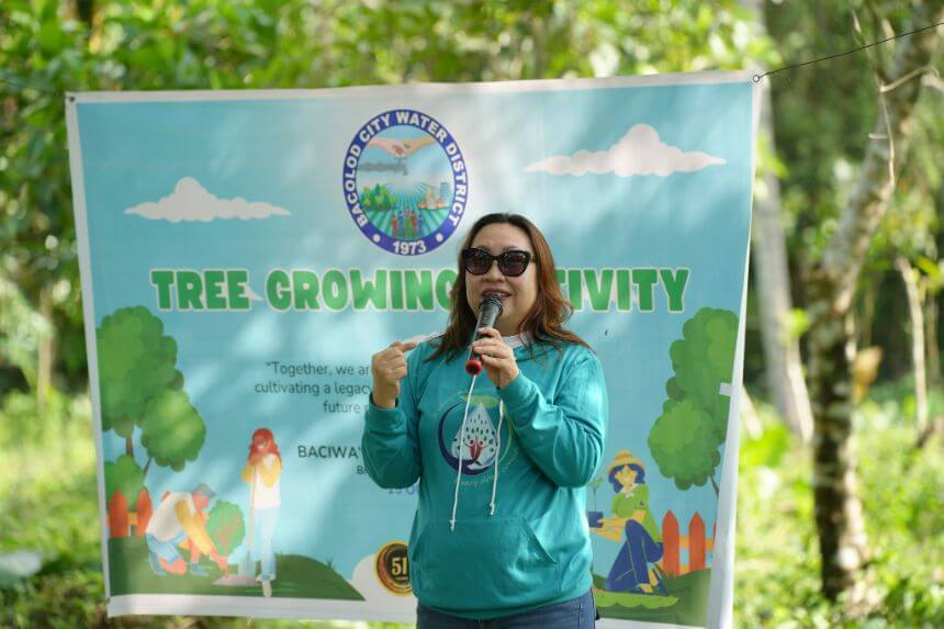 BACIWA's Tree Growing Activity at the New Eco-park/Watershed in Brgy. Alangilan!