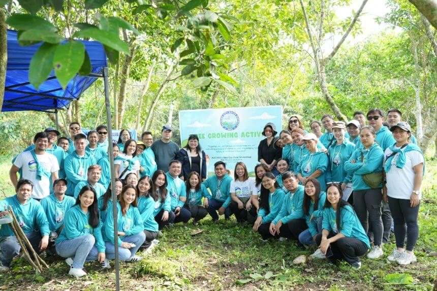 BACIWA's Tree Growing Activity at the New Eco-park/Watershed in Brgy. Alangilan!