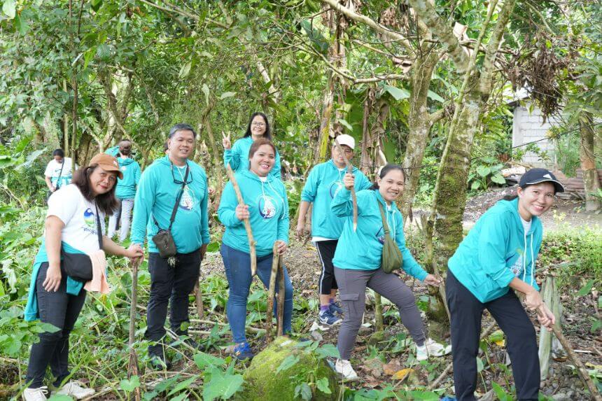 BACIWA's Tree Growing Activity at the New Eco-park/Watershed in Brgy. Alangilan!