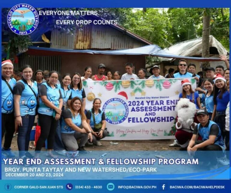 BACIWA’s Year-End Assessment and Fellowship Program: Spreading Joy and Sustainability.