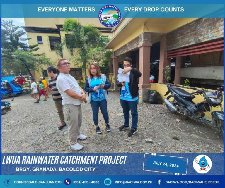 LWUA PILOT PROJECT: RAINWATER CATCHMENT