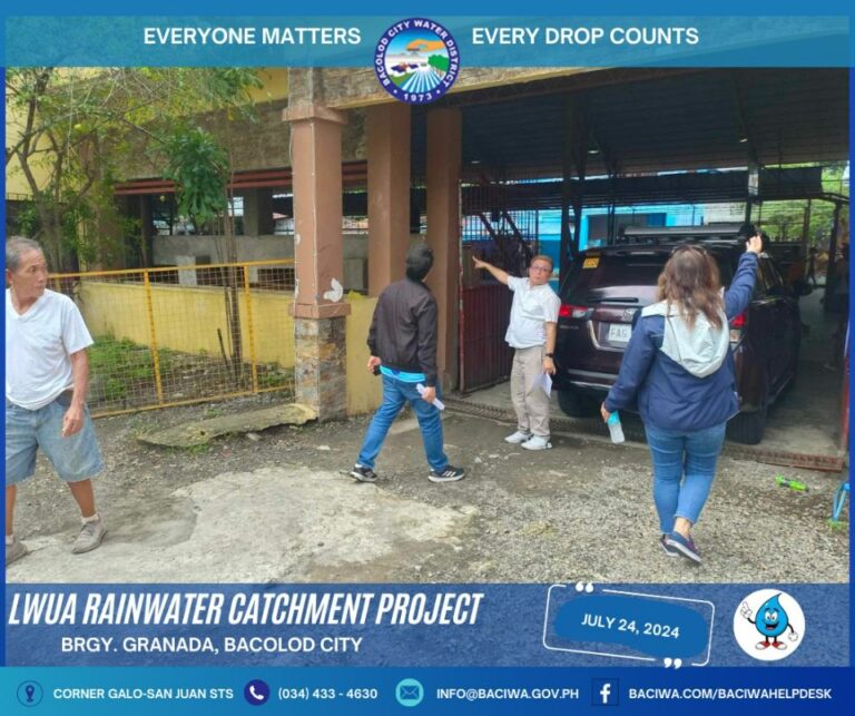 LWUA PILOT PROJECT: RAINWATER CATCHMENT