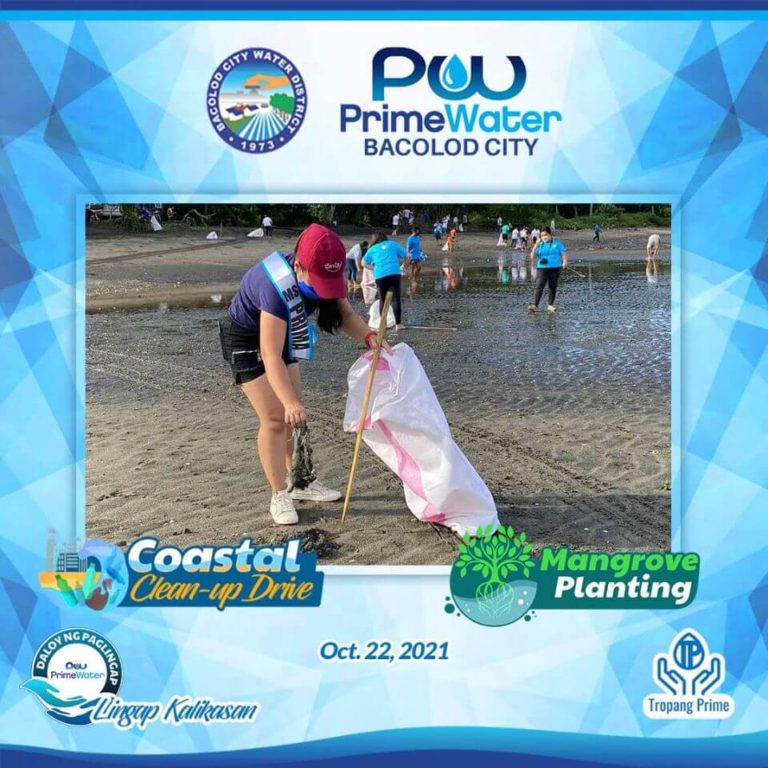 PrimeWater Bacolod and Bacolod City Water District have led the Coastal Clean-up and Mangrove Planting