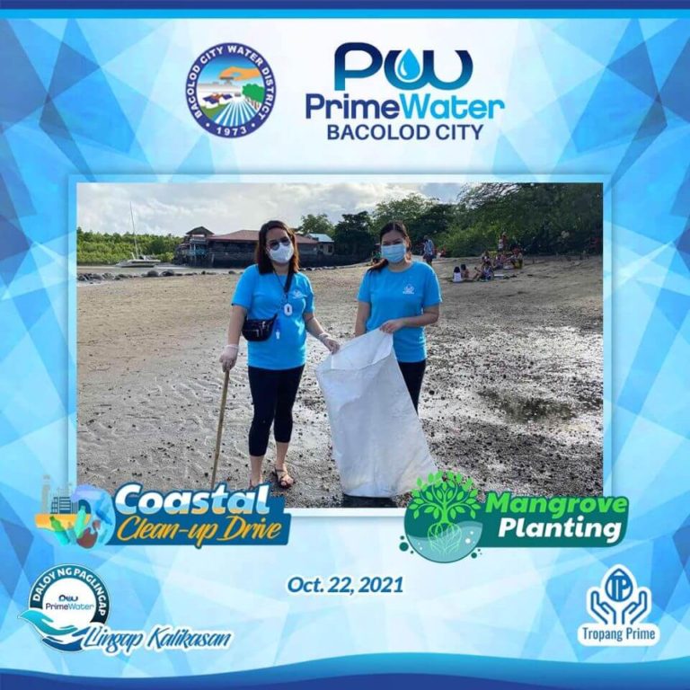 PrimeWater Bacolod and Bacolod City Water District have led the Coastal Clean-up and Mangrove Planting