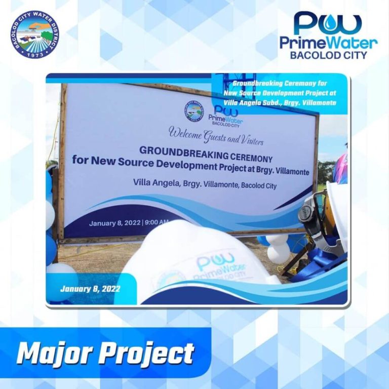 Groundbreaking Ceremony of PrimeWater Bacolod and Bacolod City Water District New Water Source Development Project