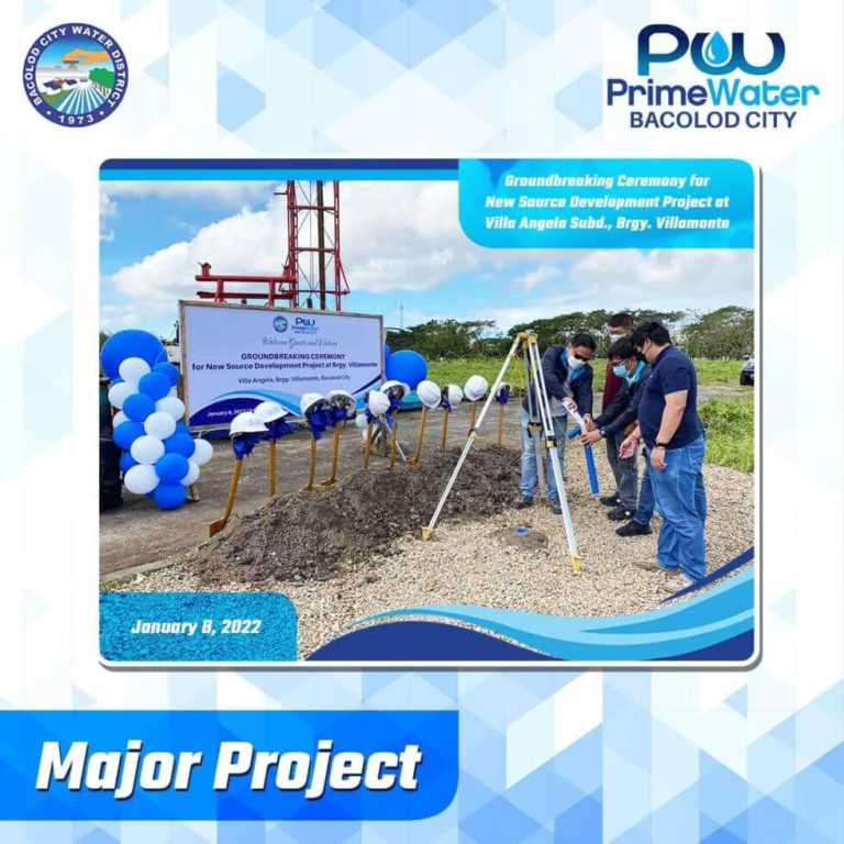 Groundbreaking Ceremony of PrimeWater Bacolod and Bacolod City Water District New Water Source Development Project