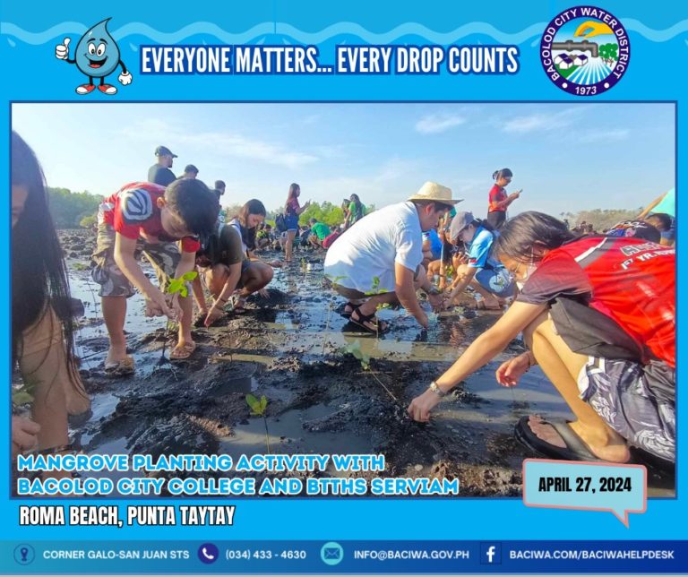 BACIWA Mangrove Planting Activity - April 27, 2024